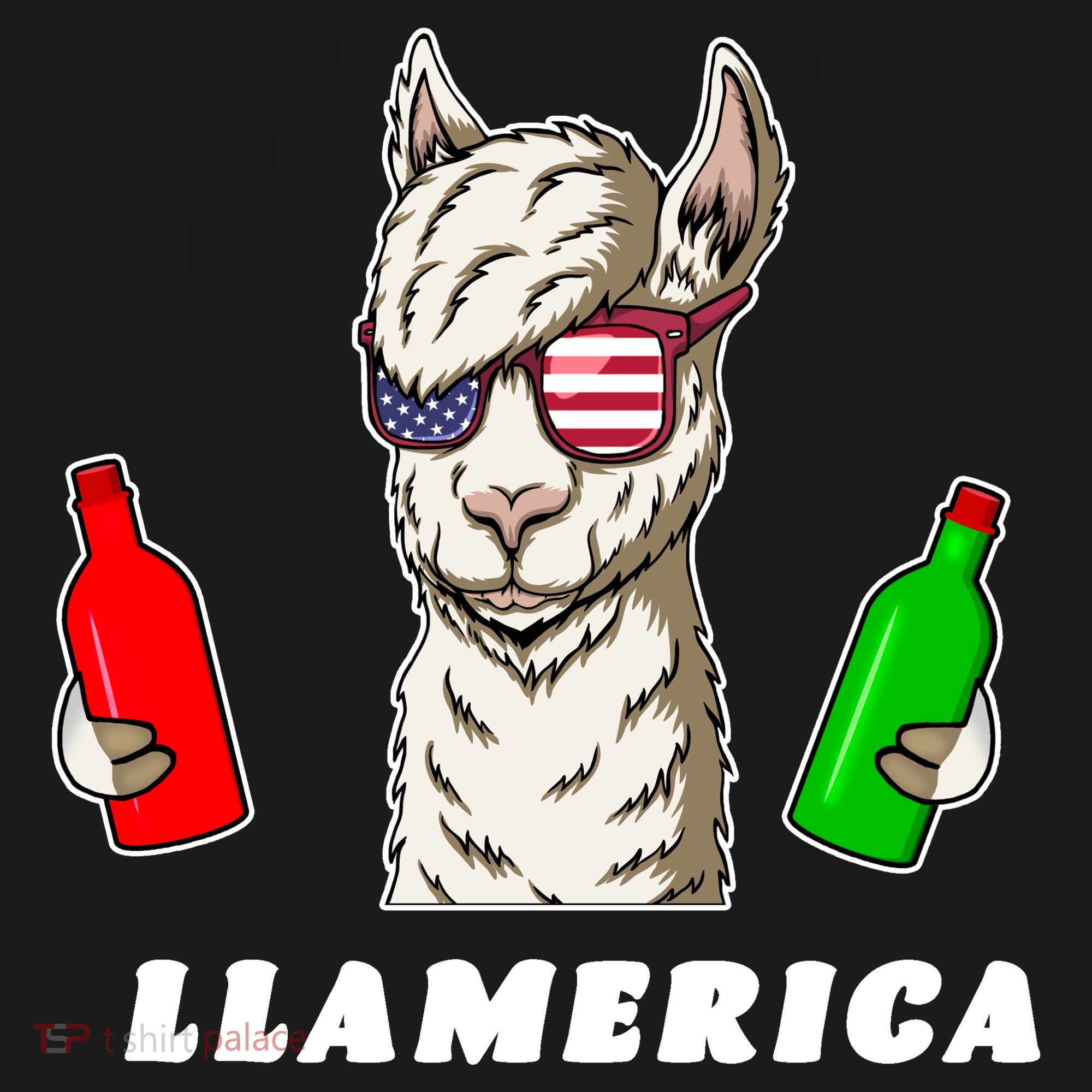 Llamerica Funny USA Backpack