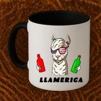 Llamerica Funny USA Coffee Mug thumb 2