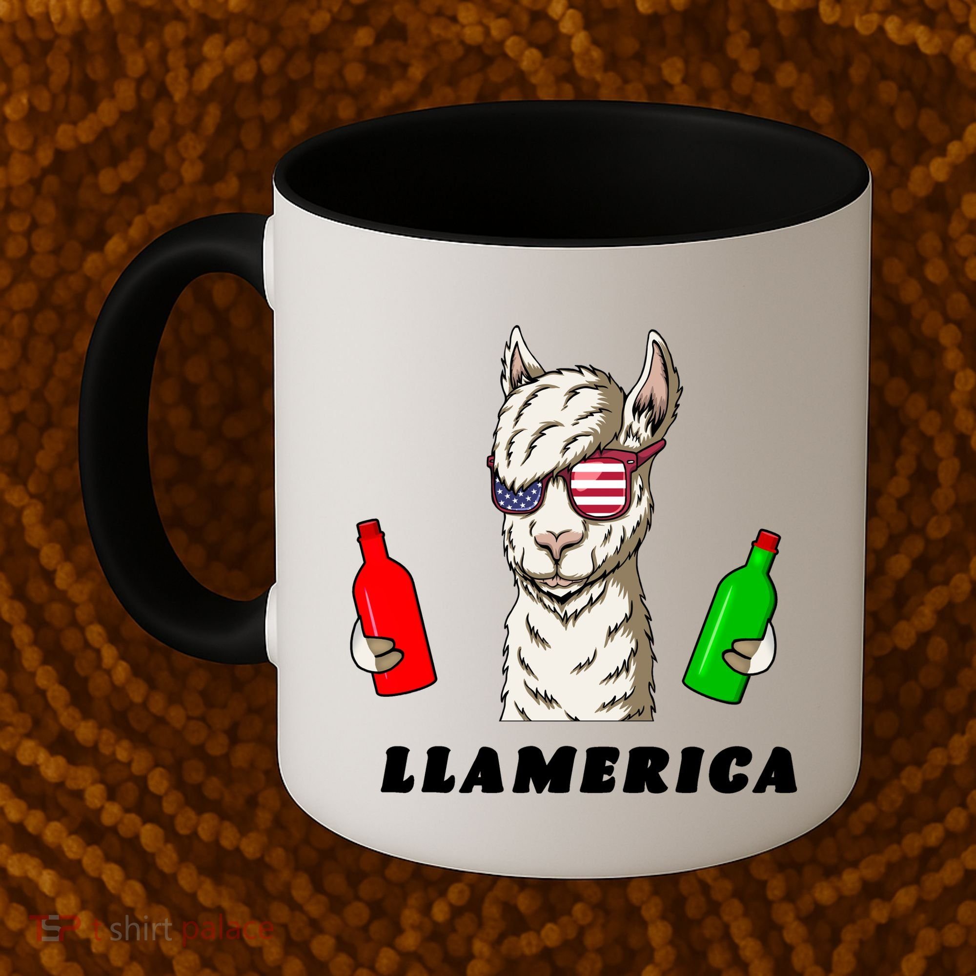 Llamerica Funny USA Coffee Mug