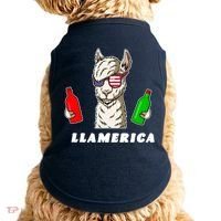 Llamerica Funny USA Doggie Tank thumb 0