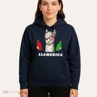 Llamerica Funny USA Hoodie thumb 5