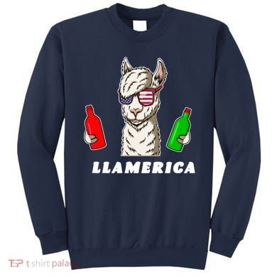 Llamerica Funny USA Sweatshirt