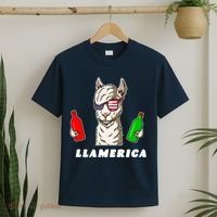 Llamerica Funny USA T-Shirt thumb 2