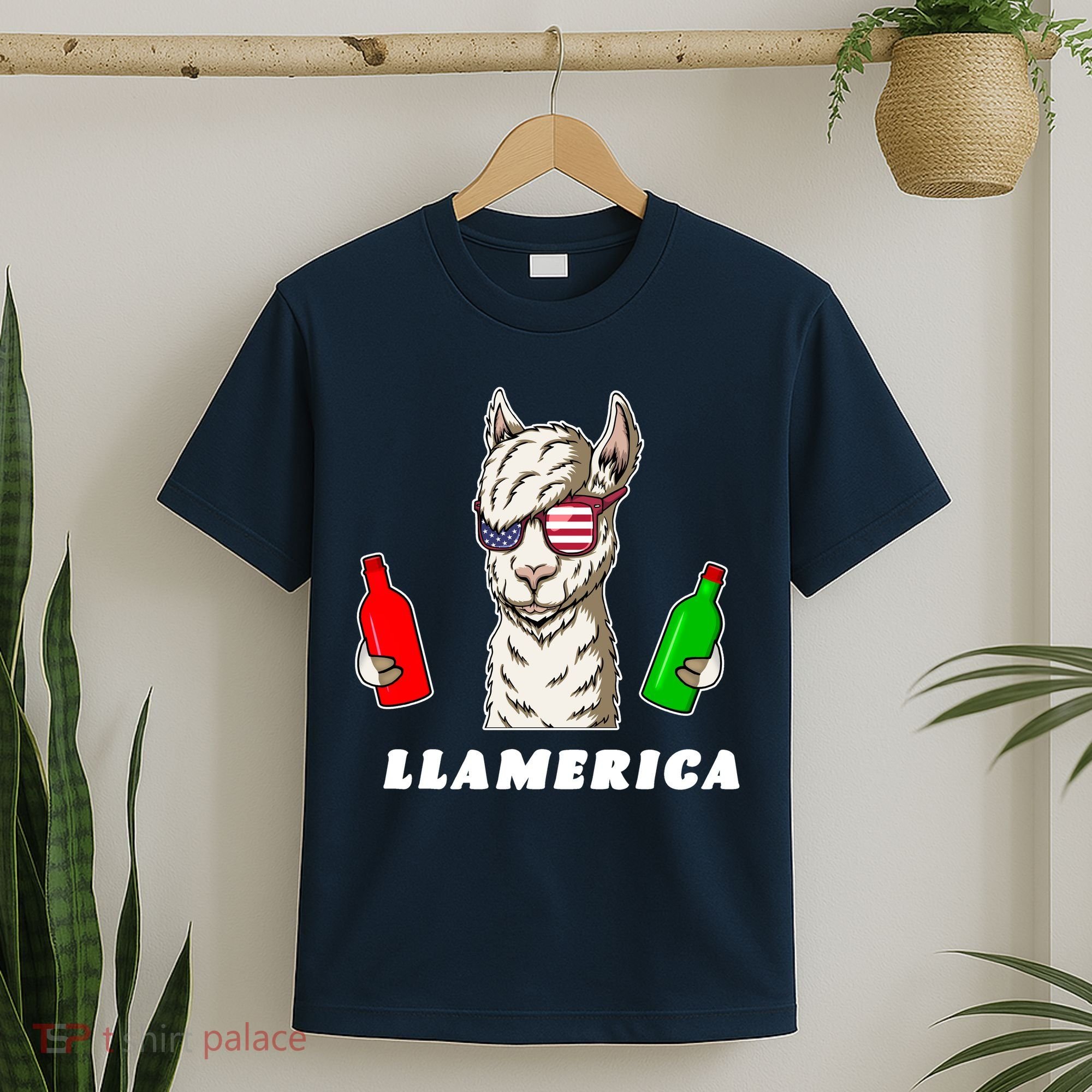 Llamerica Funny USA T-Shirt