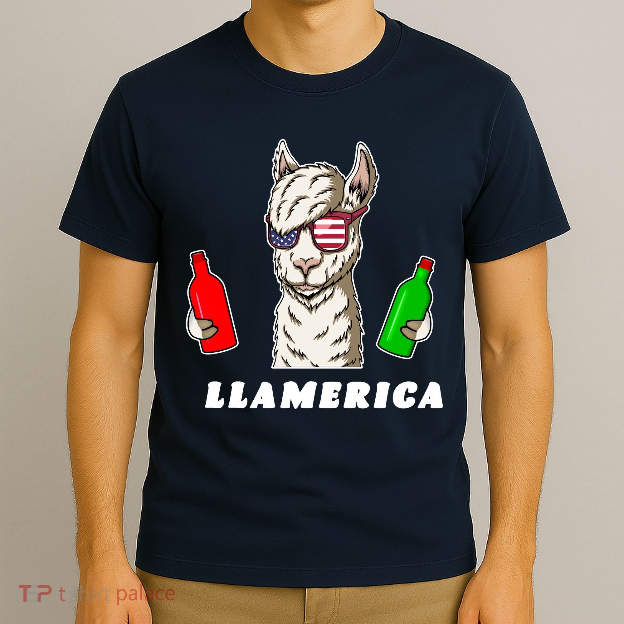 Llamerica Funny USA T-Shirt