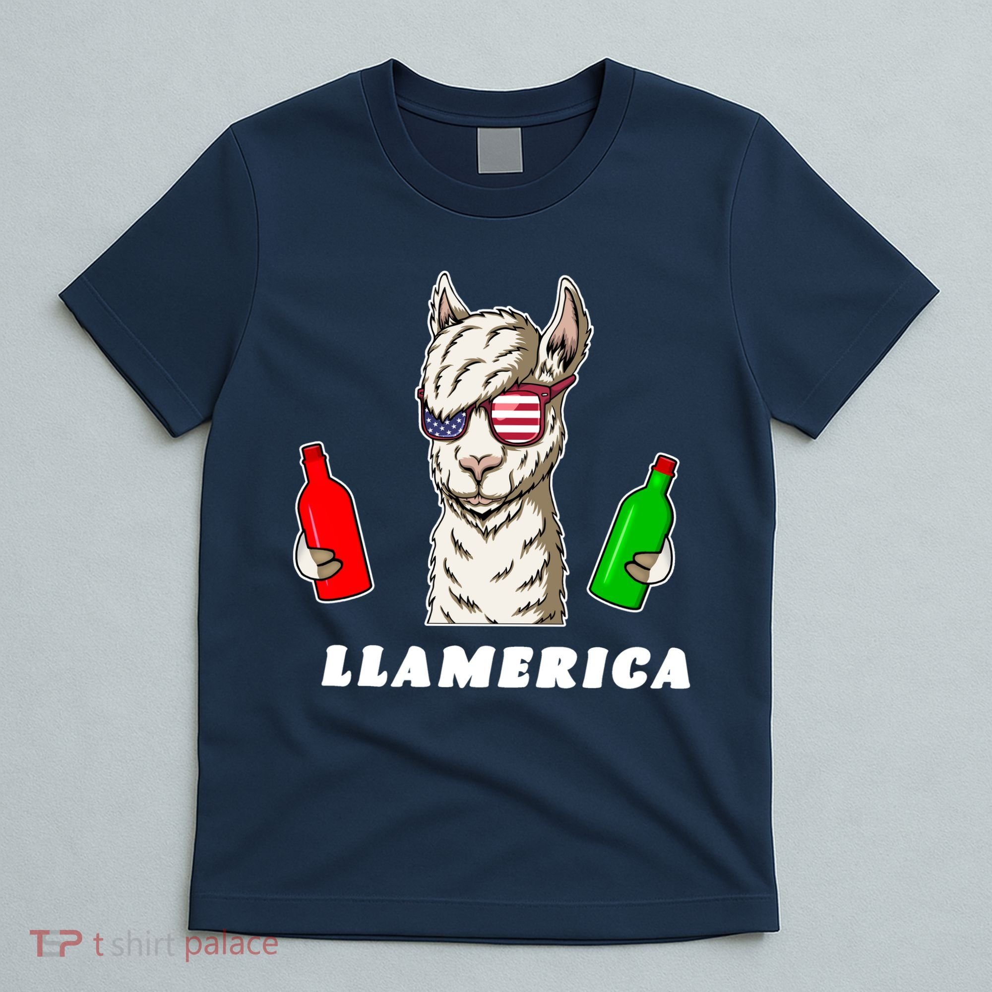 Llamerica Funny USA T-Shirt