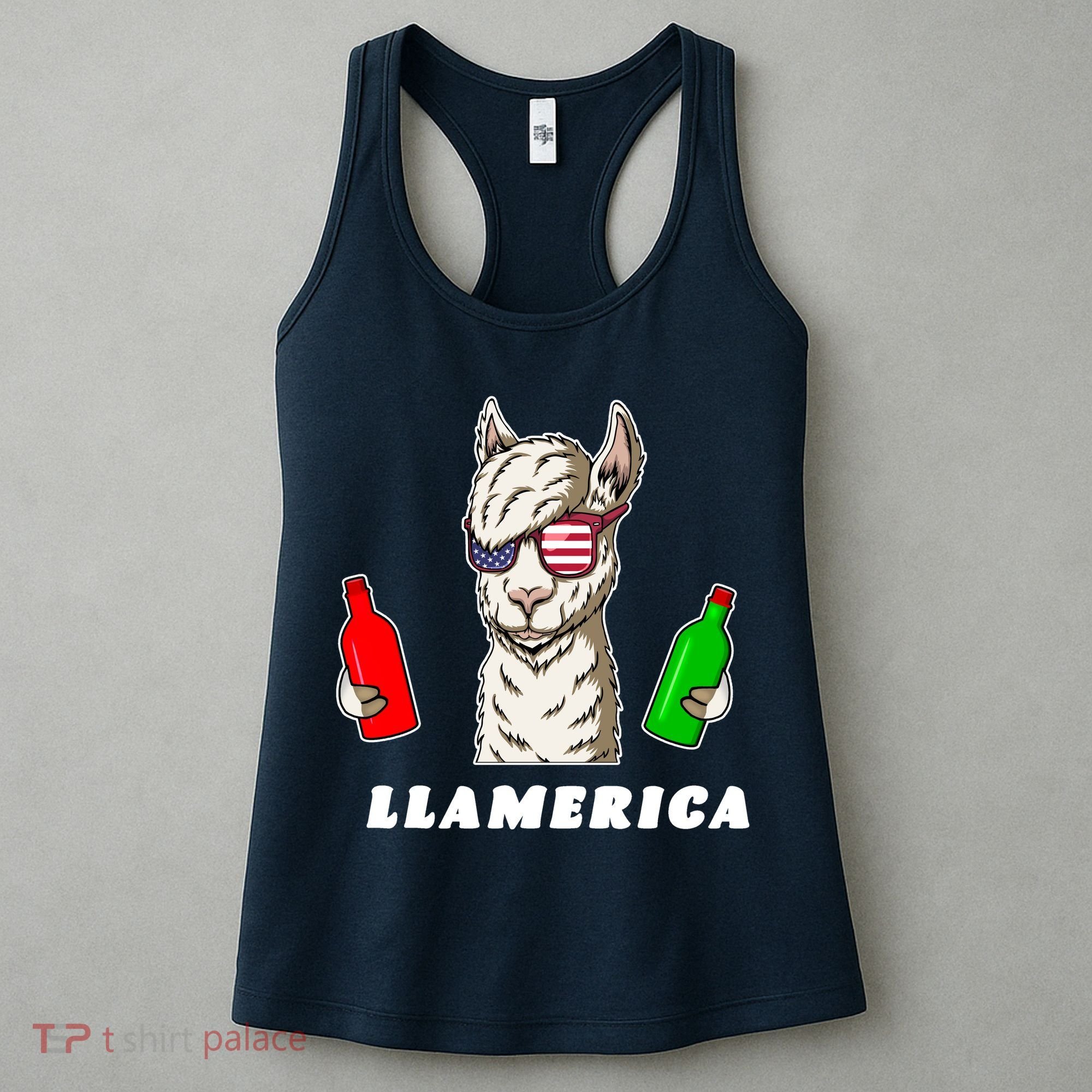 Llamerica Funny USA Women's Tank Top
