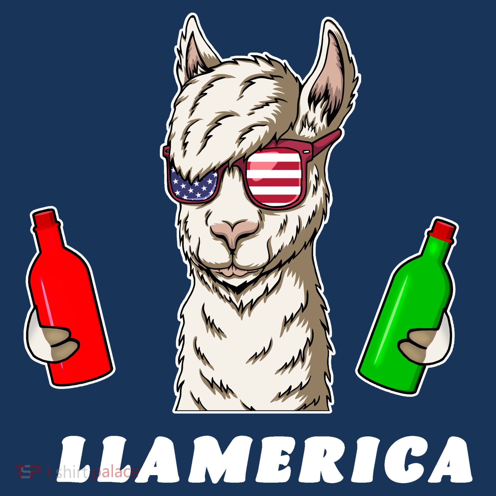Llamerica Funny USA Baby Bodysuit