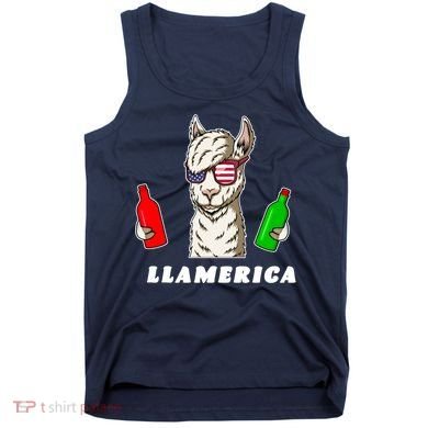 Llamerica Funny USA Tank Top