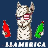 Llamerica Funny USA Tank Top thumb 6