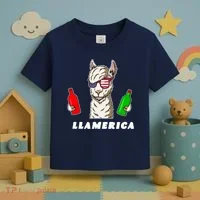 Llamerica Funny USA Toddler T-Shirt thumb 3