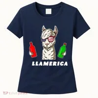 Llamerica Funny USA Women's T-Shirt thumb 0