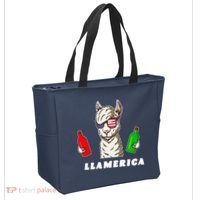 Llamerica Funny USA Tote Bag thumb 2