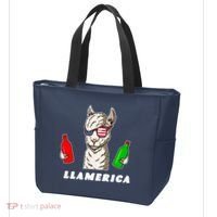 Llamerica Funny USA Tote Bag thumb 3