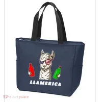 Llamerica Funny USA Tote Bag thumb 3