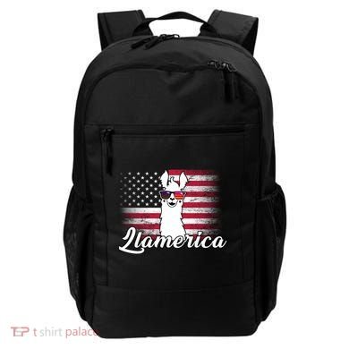 Llamerica Merica Flag Backpack
