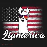 Llamerica Merica Flag Backpack thumb 2