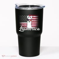 Llamerica Merica Flag Tumbler thumb 0