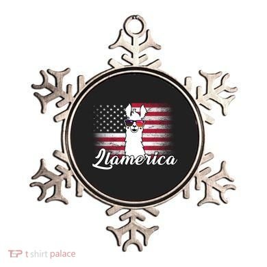 Llamerica Merica Flag Ornament