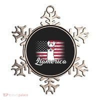 Llamerica Merica Flag Ornament thumb 0