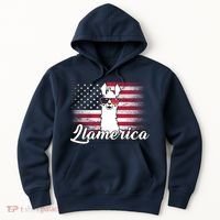 Llamerica Merica Flag Hoodie thumb 0