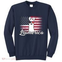 Llamerica Merica Flag Sweatshirt thumb 0