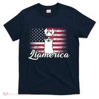 Llamerica Merica Flag T-Shirt thumb 0