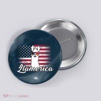 Llamerica Merica Flag Button thumb 0
