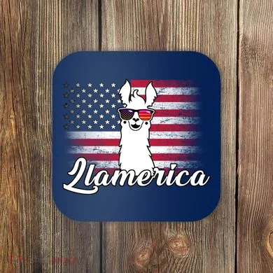 Llamerica Merica Flag Coaster