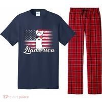 Llamerica Merica Flag Pajama Set thumb 0