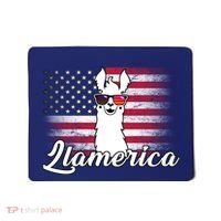 Llamerica Merica Flag Mousepad thumb 0
