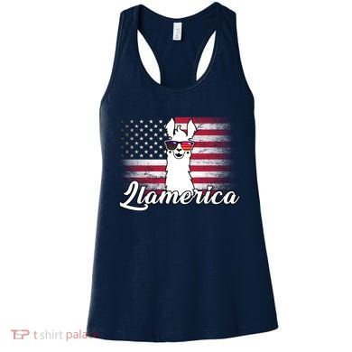 Llamerica Merica Flag Women's Tank Top