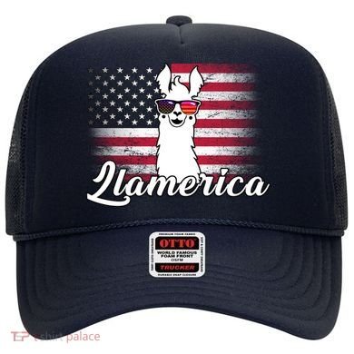 Llamerica Merica Flag Hat