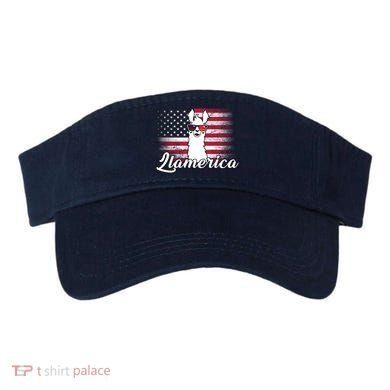 Llamerica Merica Flag Visor