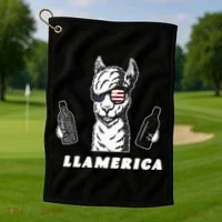 Llamerica Vintage Golf Towel thumb 1