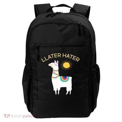 Llater Hater Llama Backpack