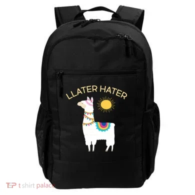 Llater Hater Llama Backpack