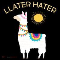 Llater Hater Llama Backpack thumb 2
