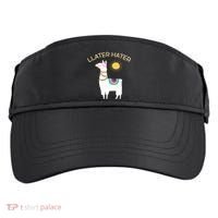Llater Hater Llama Adult Drive Performance Visor thumb 0