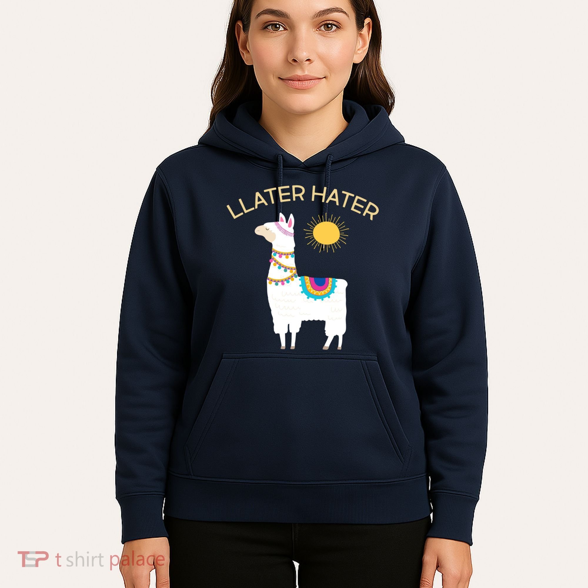 Llater Hater Llama Hoodie