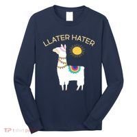 Llater Hater Llama Long Sleeve Shirt thumb 0