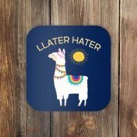 Llater Hater Llama Coaster thumb 0