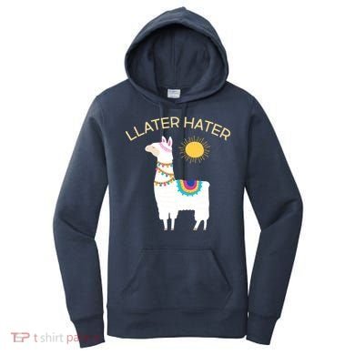 Llater Hater Llama Women's Hoodie