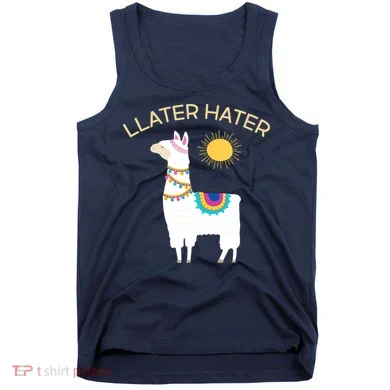 Llater Hater Llama Tank Top