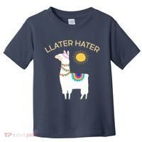 Llater Hater Llama Toddler T-Shirt thumb 0