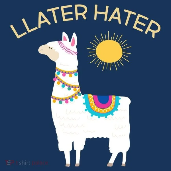 Llater Hater Llama Women's Long Sleeve Shirt