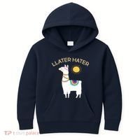 Llater Hater Llama Kids Hoodie thumb 0
