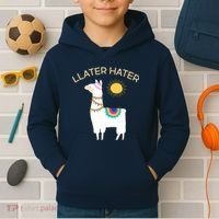 Llater Hater Llama Kids Hoodie thumb 2