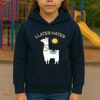 Llater Hater Llama Kids Hoodie thumb 3
