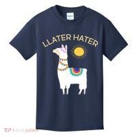 Llater Hater Llama Kids T-Shirt thumb 0
